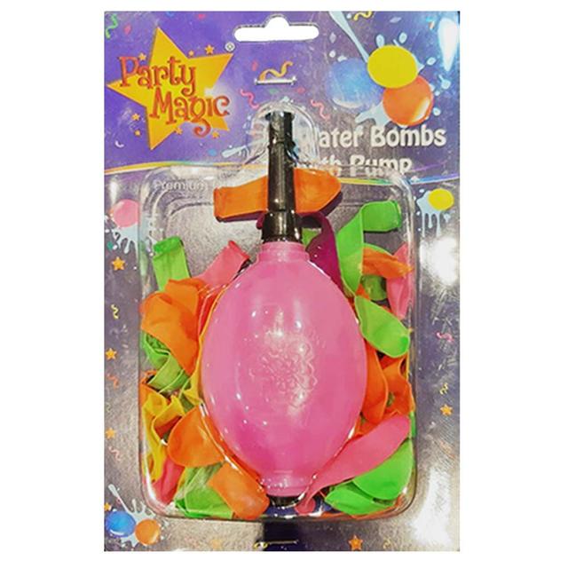 Party Zone - Party Magic Water Bombs with Pump 50pcs