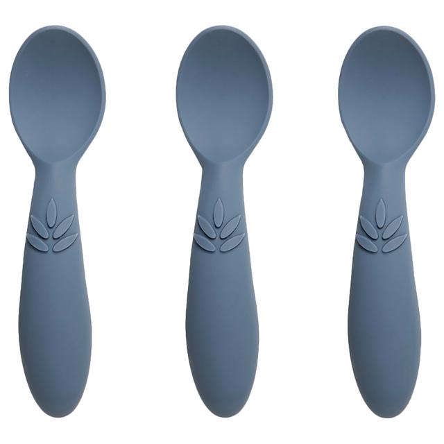 Nuuroo - Ella Silicone Spoon Pack of 3 - Bering Sea