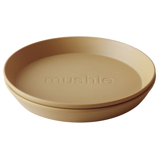 Mushie - Dinner Plate Round - Mustard