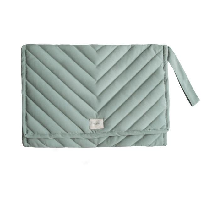 Mushie - Portable Changing Pad - Roman Green