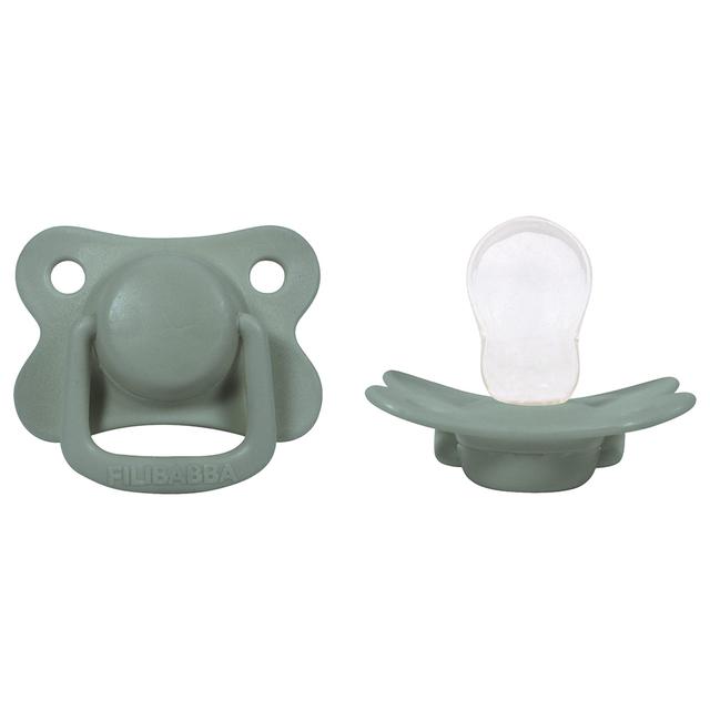 Filibabba - Pacifiers - Pack of 2 - Moss Green