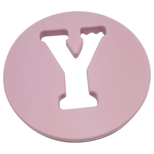 One.Chew.Three - Alphabet Chews Silicone Teething Y - Pink