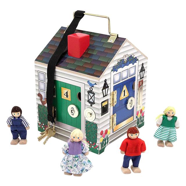 Melissa & Doug - Wooden Doorbell House