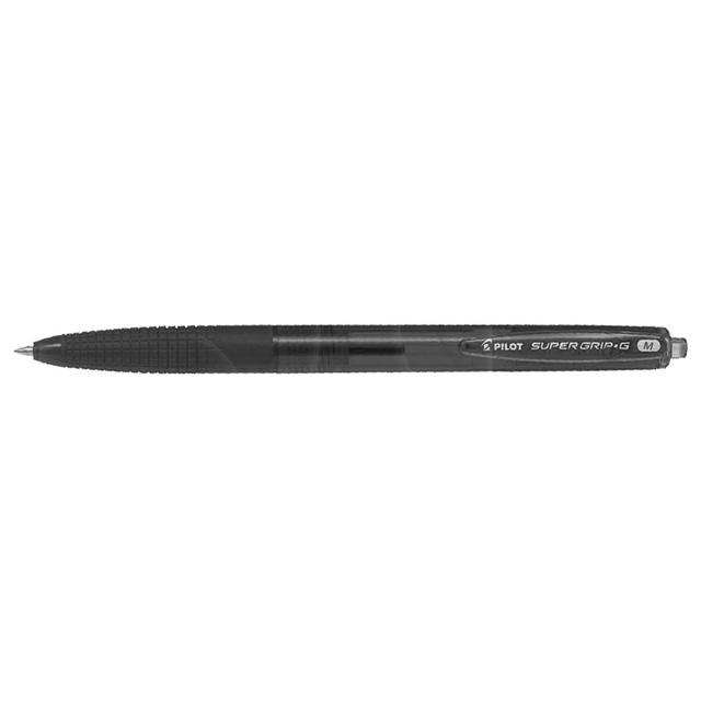 Pilot - Supergrip G Rect Ball Pen Med - Black