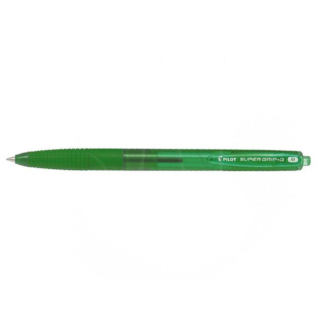 Pilot - Supergrip G Rect Ball Pen Med - Green