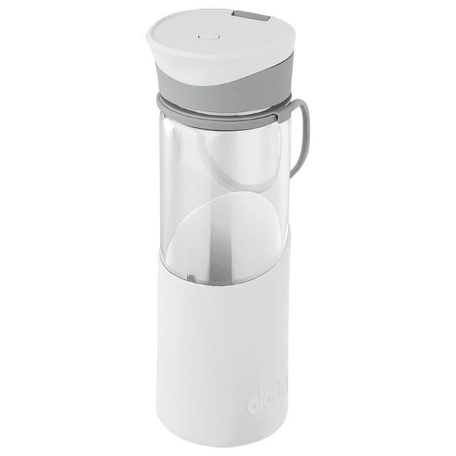 Aladdin - Enjoy Glass Water Bottle 0.55L - White