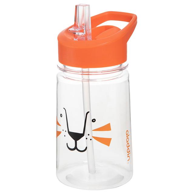 Aladdin - 0.43L Water Bottle Flip & Sip Lion - Orange