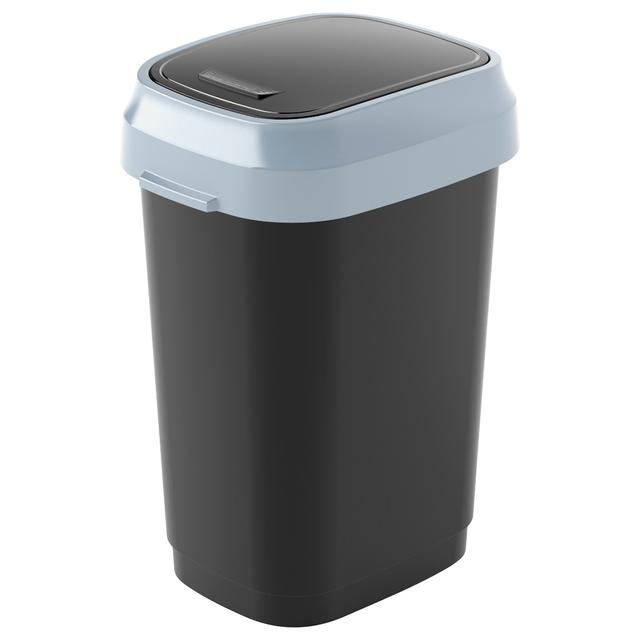 Kis - Dual Swing Bin S - 10L - Black