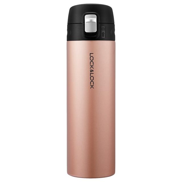 LockNlock - Light Vacuum Tumbler Bottle 500Ml - Golden Pink