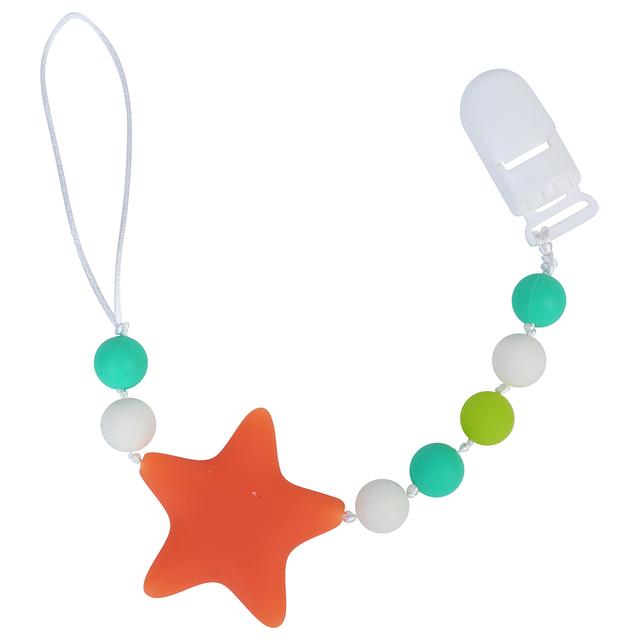 Factory Price - Subtle Star And Beads Pacifier Clips