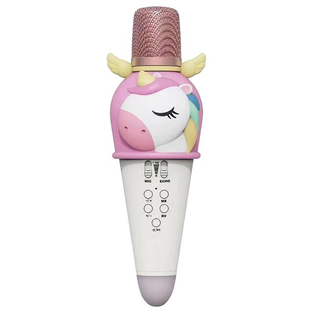 Factory Price - Unicorn Wireless Karaoke Microphone - White