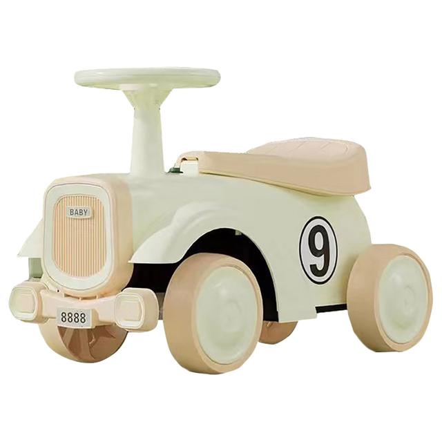 Factory Price - Nolan Kids Balancing Ride On Vintage Car - Green