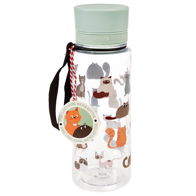 Rex London - Water Bottle - Nine Lives - 600ml