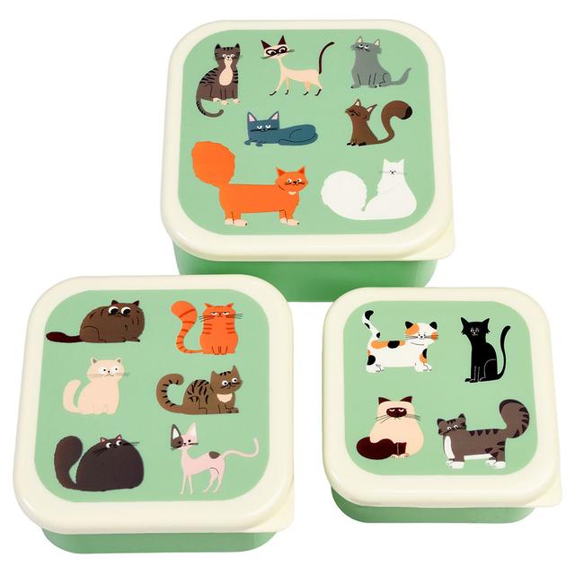 Rex London - Snack Boxes - Nine Lives - 3pcs