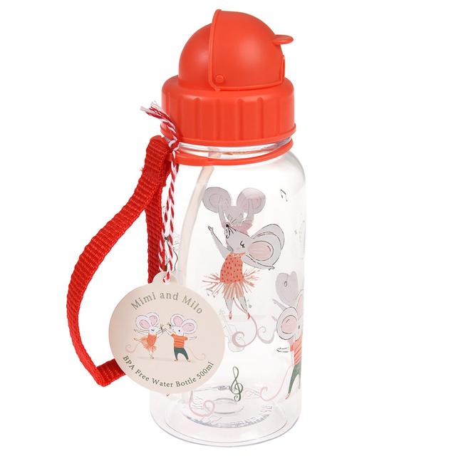 Rex London - Children's Water Bottle With Straw - Mimi & Milo - 500ml