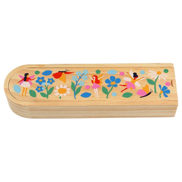 Rex London - Wooden Pencil Case - Fairies In The Garden