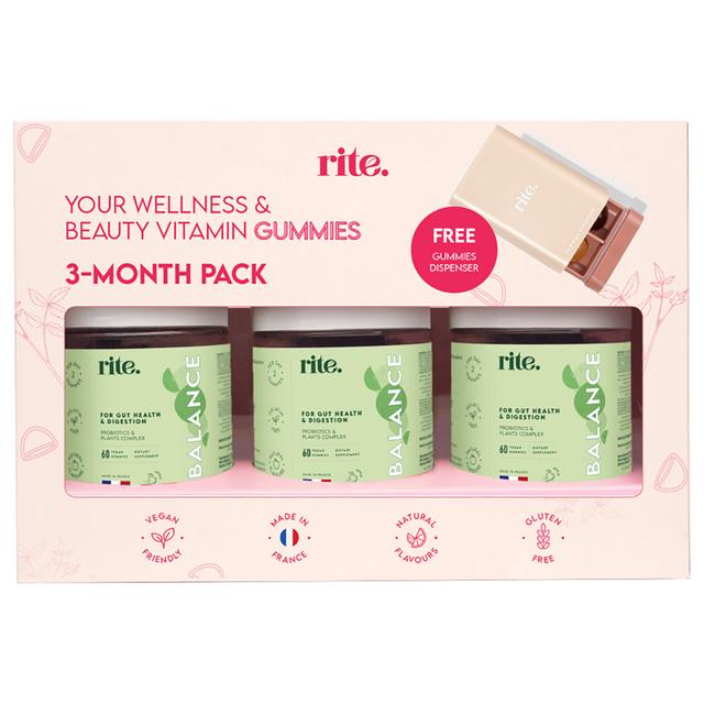 Rite - Balance Gummies Gift Set With Dispenser