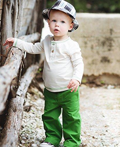 RuggedButts Green Contrast Henley