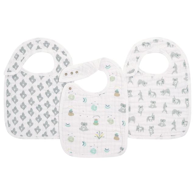 Aden + Anais - Pack of 3 Classic Snap Bibs - Now + Zen