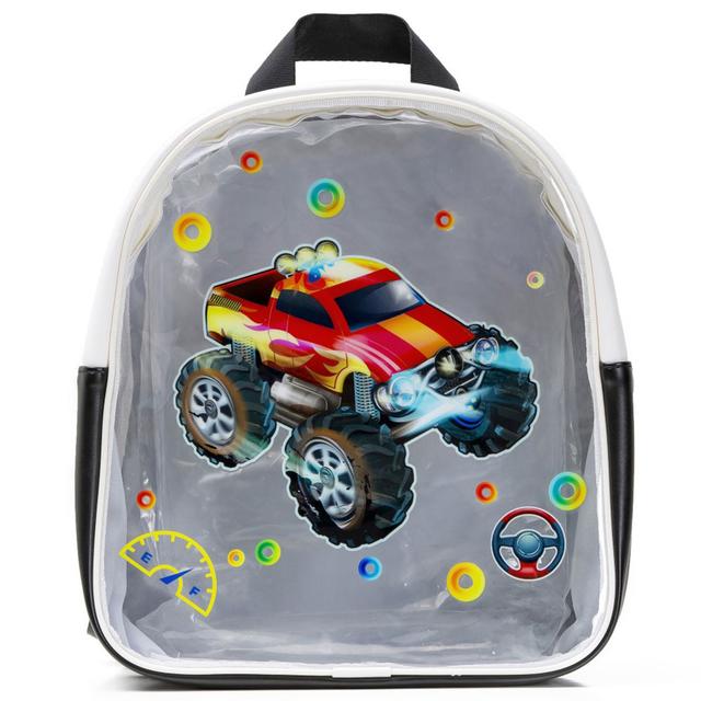 Eazy Kids - Backpack Car - Black - 11.4 Inch