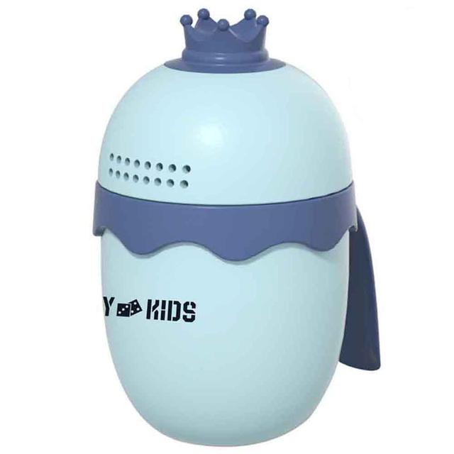 Eazy Kids - Royal Baby Head Shampoo Wash Shower Mug 500ml - Blue