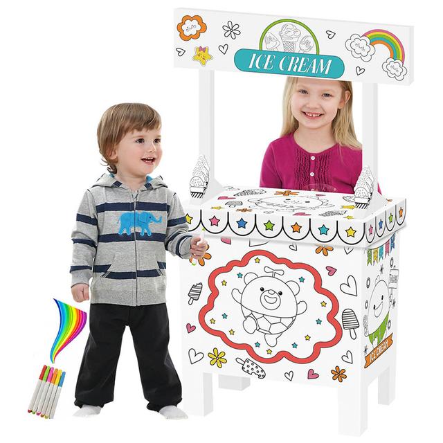 Eazy Kids - Doodle Art And Craft Coloring Ice Cream Shop