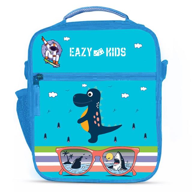 Eazy Kids - Bento Lunch Bag - Dino Blue