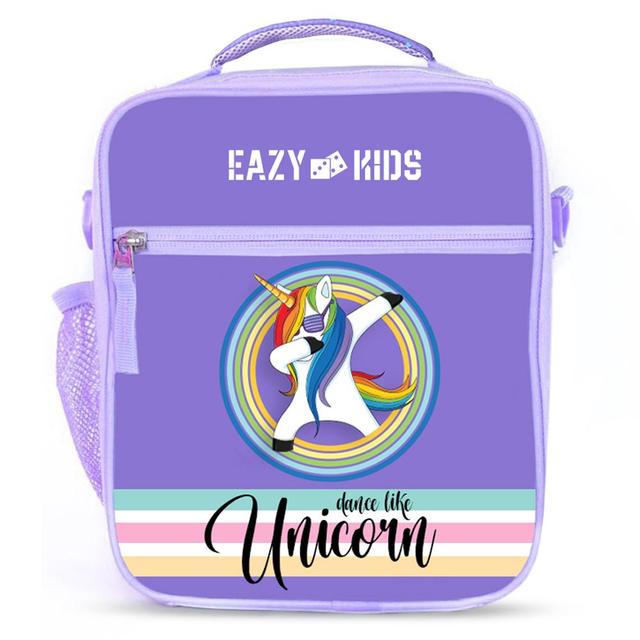 Eazy Kids - Bento Lunch Bag - Unicorn Purple