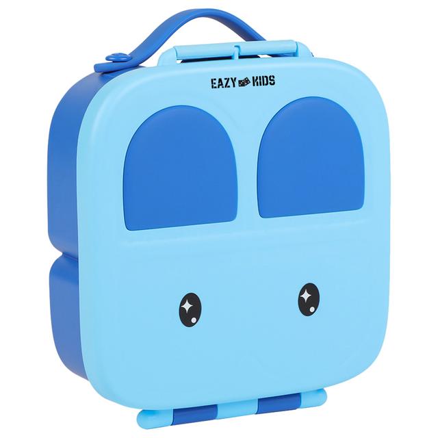 Eazy Kids - Bento Lunch Box w/ Handle - Blue