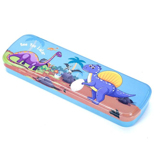 Eazy Kids - Pencil Box - Dino Blue