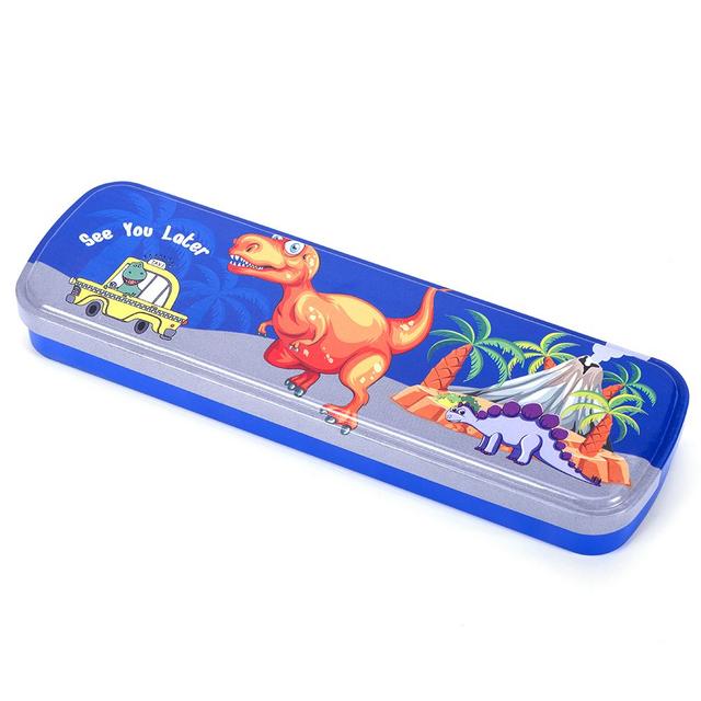 Eazy Kids - Pencil Box - Dino Yellow