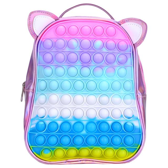 Eazy Kids - Unicorn Pop-It Ears Bag - Pink