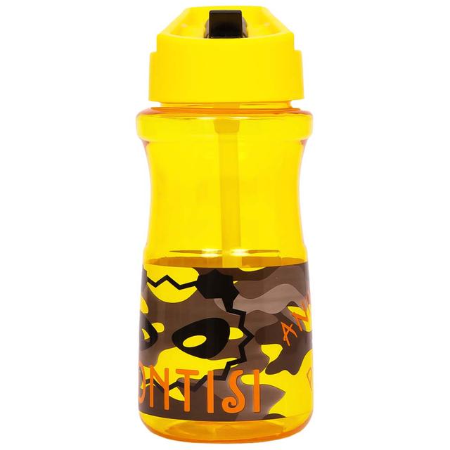 Eazy Kids - Water Bottle W/ Straw - Yellow - 500ml