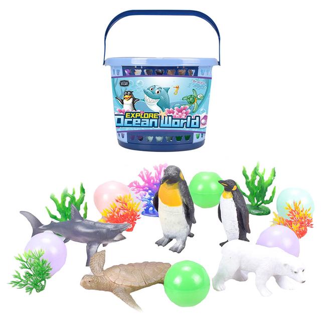 Little Story - Ocean World Bucket Set - 17Pcs