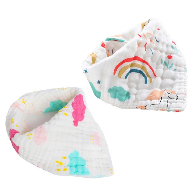 Little Story - Muslin Bandana Bibs Pack of 2 - Unicorn