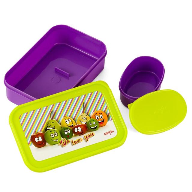 Milton - School Time Lunch Box - Purple