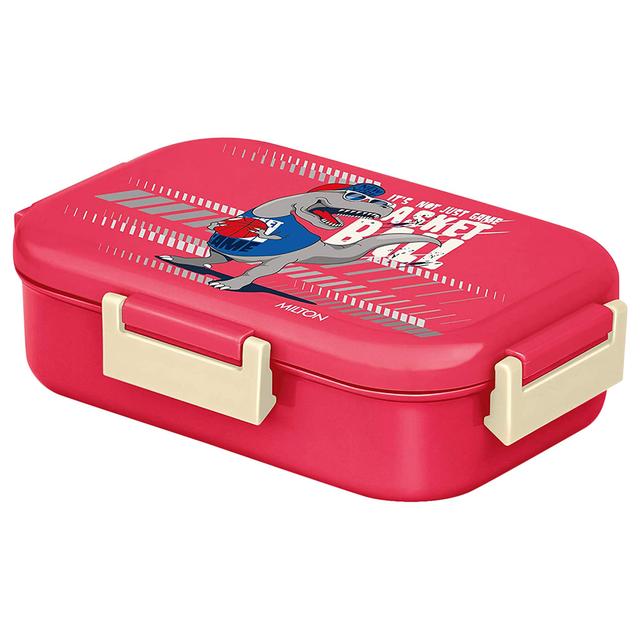 Milton - Flatmate Inner Stainless Steel Lunch Box w/ Container - 700ml - Dino Red