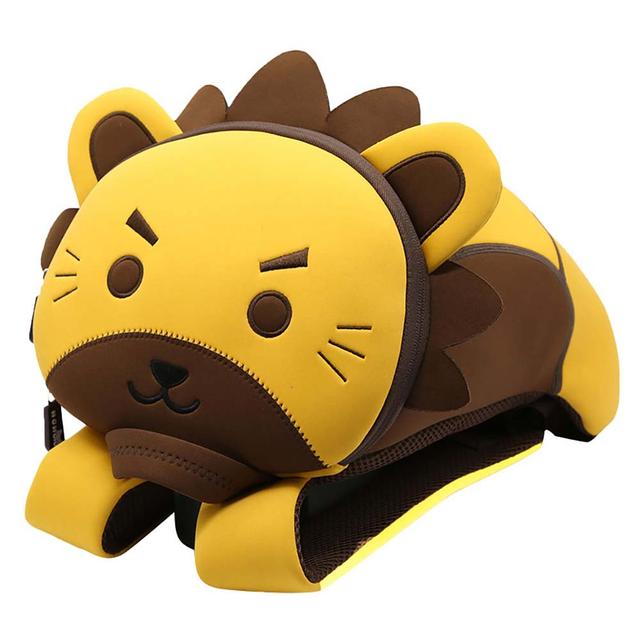 Nohoo - Jungle 3D Lion Backpack Medium - Yellow - 10-Inch