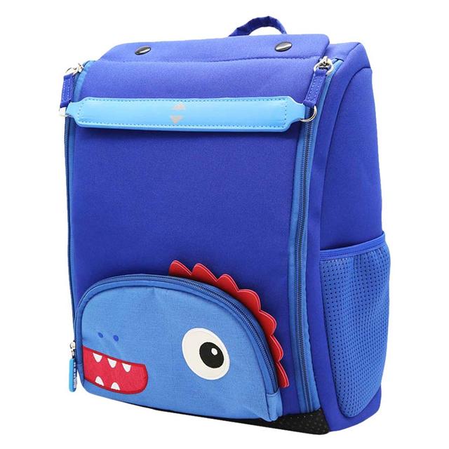 Nohoo - Jungle Bake Dinosaur School Bag - Blue - 14.5-Inch