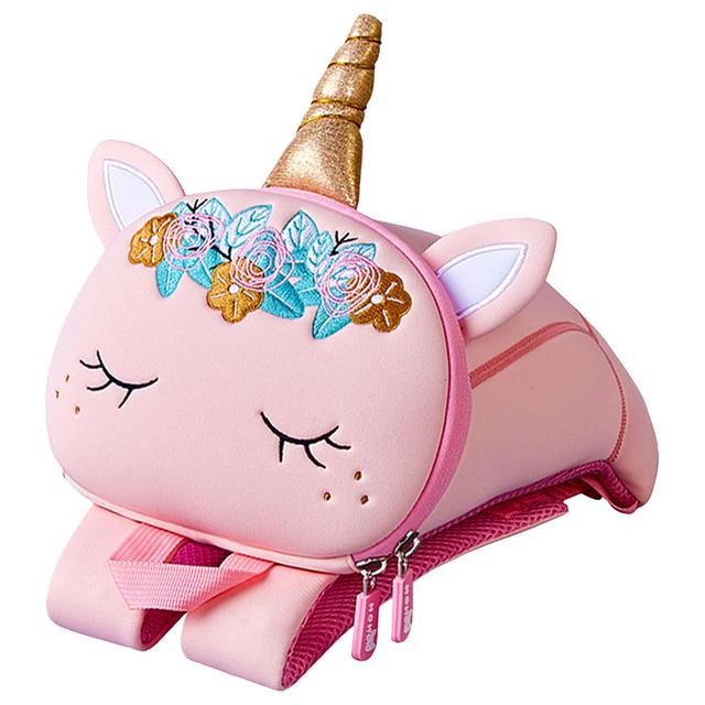 Nohoo - Pre School 3D Bag - Large - Unicorn Pink - 13.4 Inch