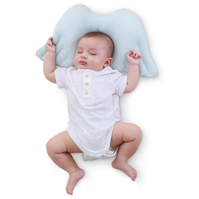 Sunveno - Infant Head Shaper Wings Pillow - Blue