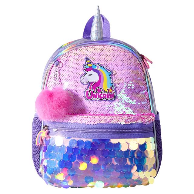 Sunveno - Unicorn Sparkle Backpack - Pink - 11.8 Inch