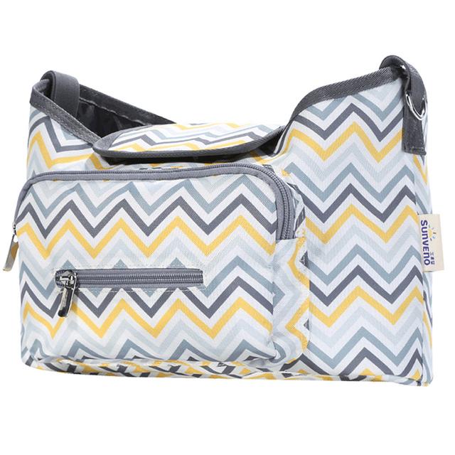 Sunveno - Baby Stroller Organizer Bag - Yellow Wave