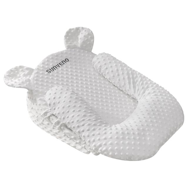 Sunveno - Portable Baby Anti-spill Milk U Shape Pillow w/ 10 & 15 Degree Slope Pad