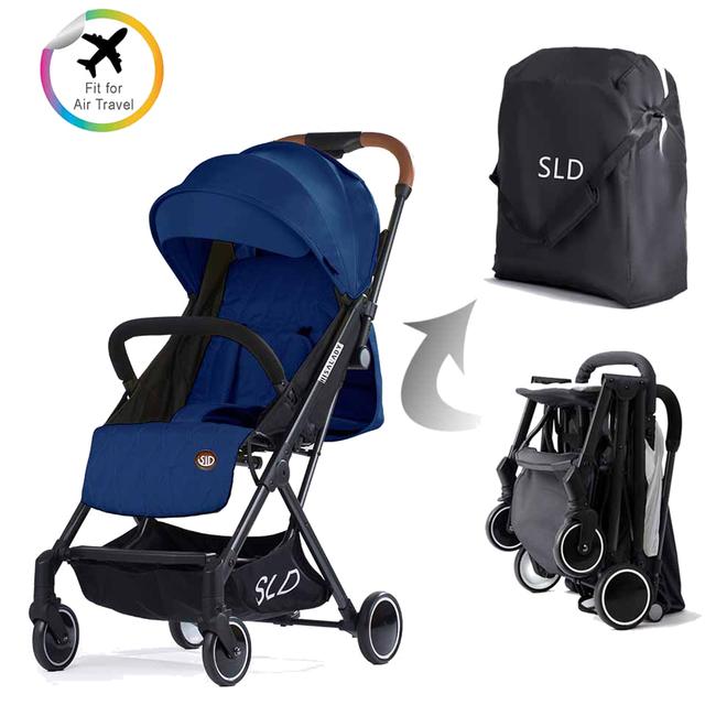 Teknum - Travel Lite Stroller SLD - Navy Blue