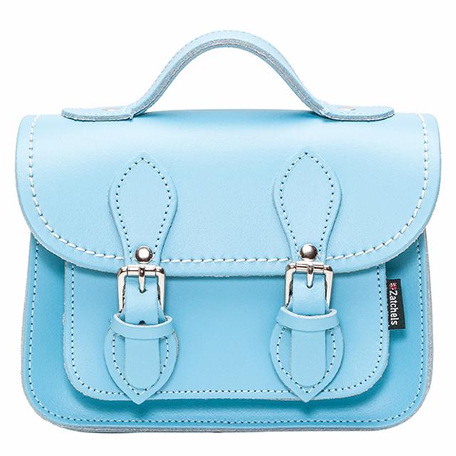 Zatchels - Pastel Baby Blue Micro Satchel