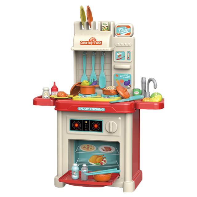 Little Learners - Mist Spray Kitchen Set W/ Light 44Pcs