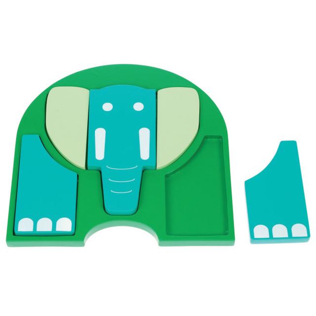 Raymond - Elephant Puzzle - Green