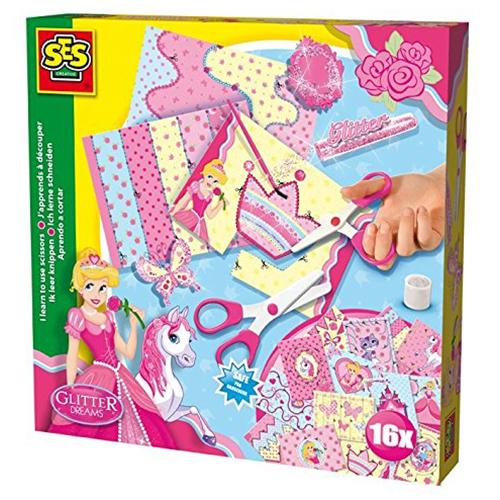 SES Creative - I Learn to Use Scissors Glitter Dreams Craft