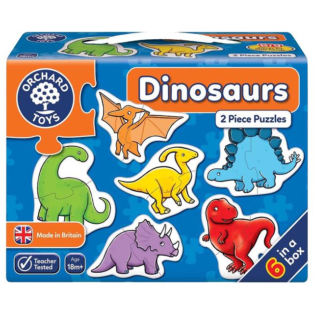 Orchard Toys - Dinosaurs 2 Piece Puzzle 